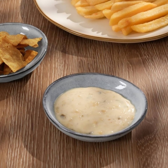 Set of Gray Ceramic Dipping Bowls New - Picture 7 of 16